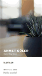 Mobile Screenshot of ahmetguler.com.tr